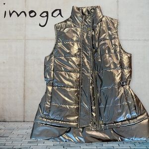 Imoga beautiful silver girls winter vest. Sz 14